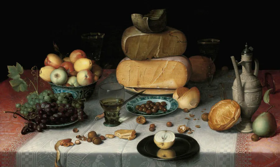 Wandkraft Still Life with Cheeses by Floris van Dyck Online