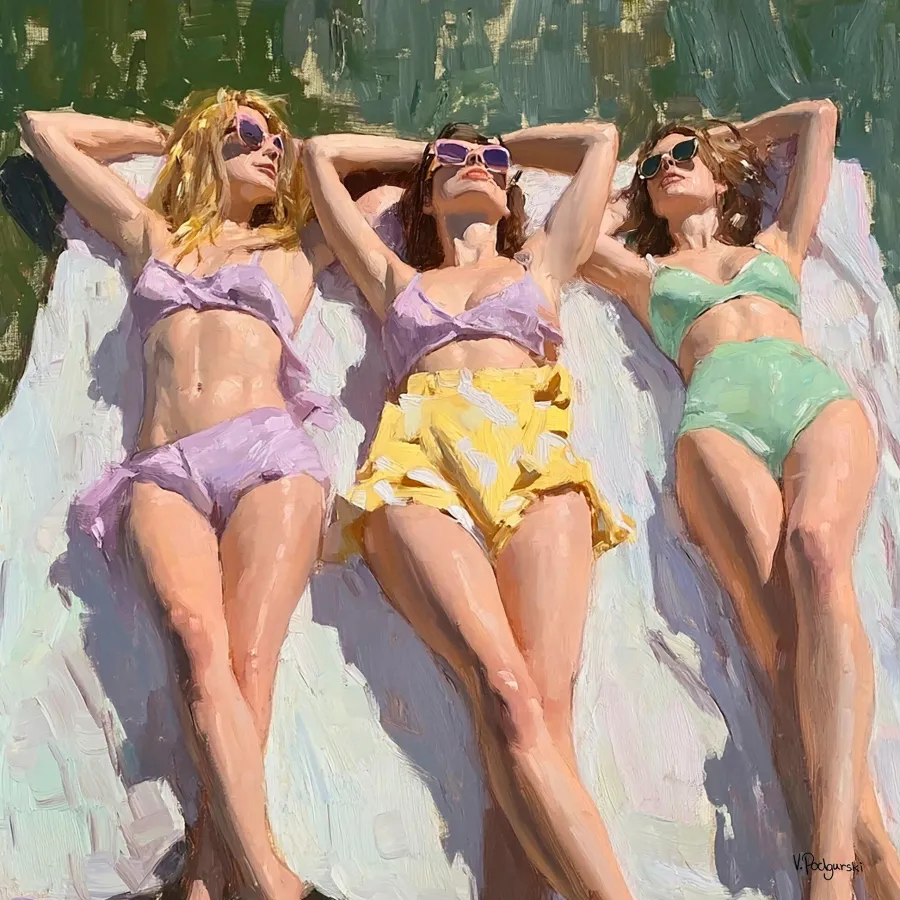 Wandkraft Sunlit Bliss Hot
