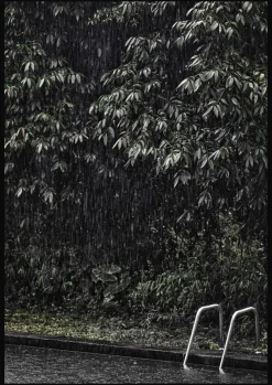 Wandkraft Swimming Pool in Rainforest