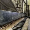 Wandkraft The Abandoned Piano New