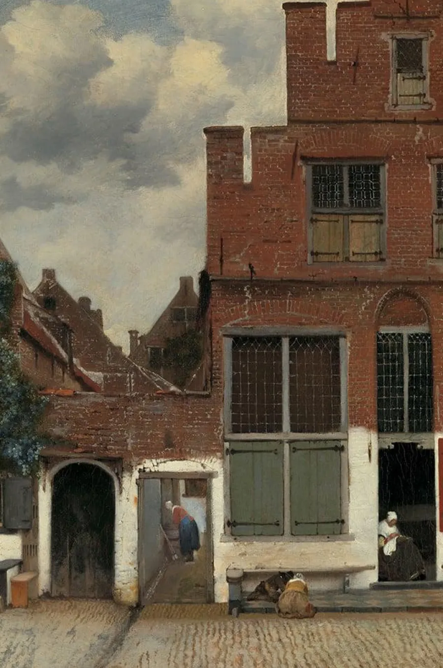 Wandkraft The Alley by Johannes Vermeer New