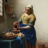 Wandkraft The Milkmaid by Johannes Vermeer Hot