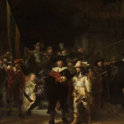 Wandkraft The Night Watch by Rembrandt van Rijn Outlet