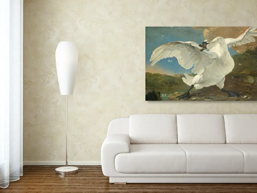 Wandkraft The Threatened Swan by Jan Asselijn Discount