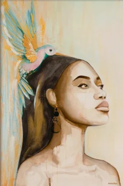 Wandkraft Woman and Hummingbird Sale
