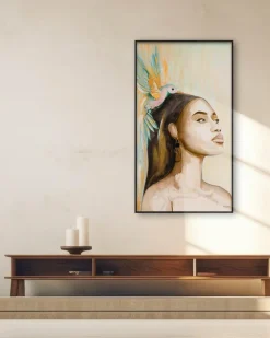 Wandkraft Woman and Hummingbird Sale