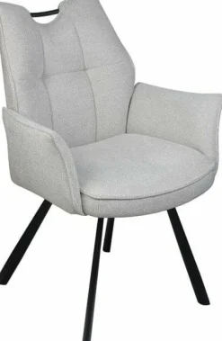 Wildeboer & v/d Weide Eettafelstoel Mabel met arm - stof A-Enter 84 Online
