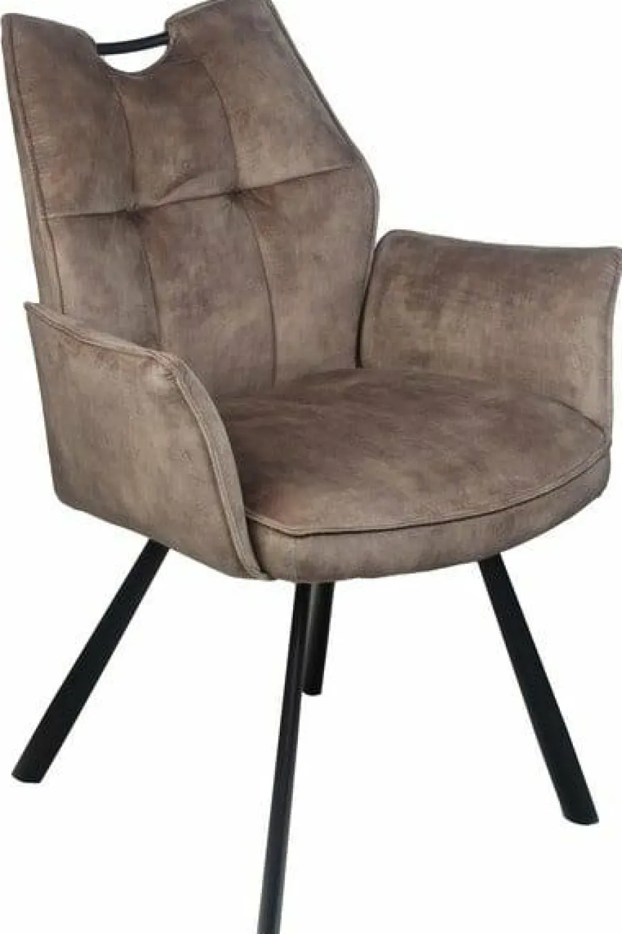 Wildeboer & v/d Weide Eettafelstoel Mabel met arm - stof C-Adore 211 Sale
