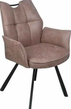 Wildeboer & v/d Weide Eettafelstoel Mabel met arm - stof C-Magnum 10 Discount