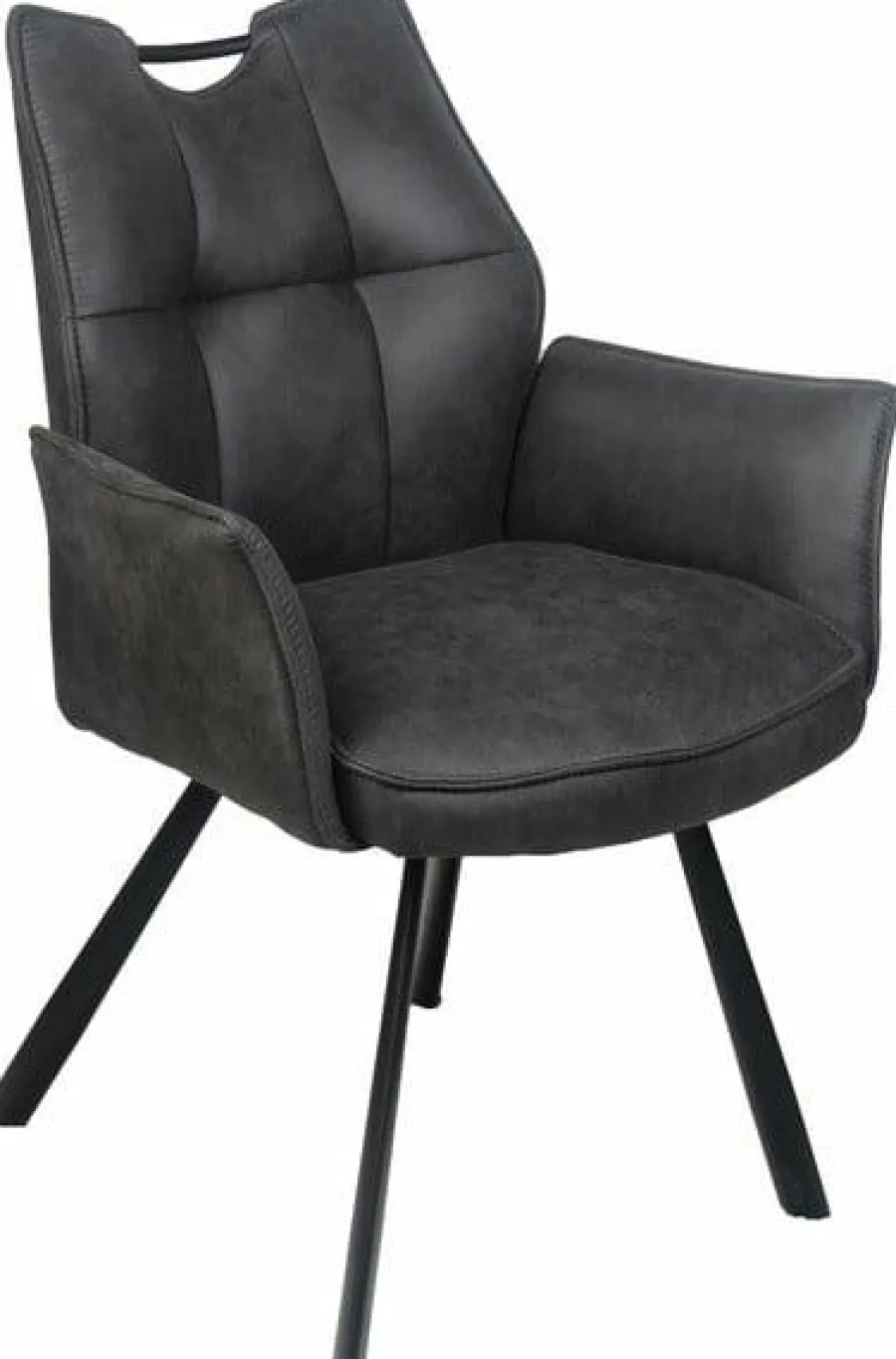 Wildeboer & v/d Weide Eettafelstoel Mabel met arm - stof C-Magnum 66