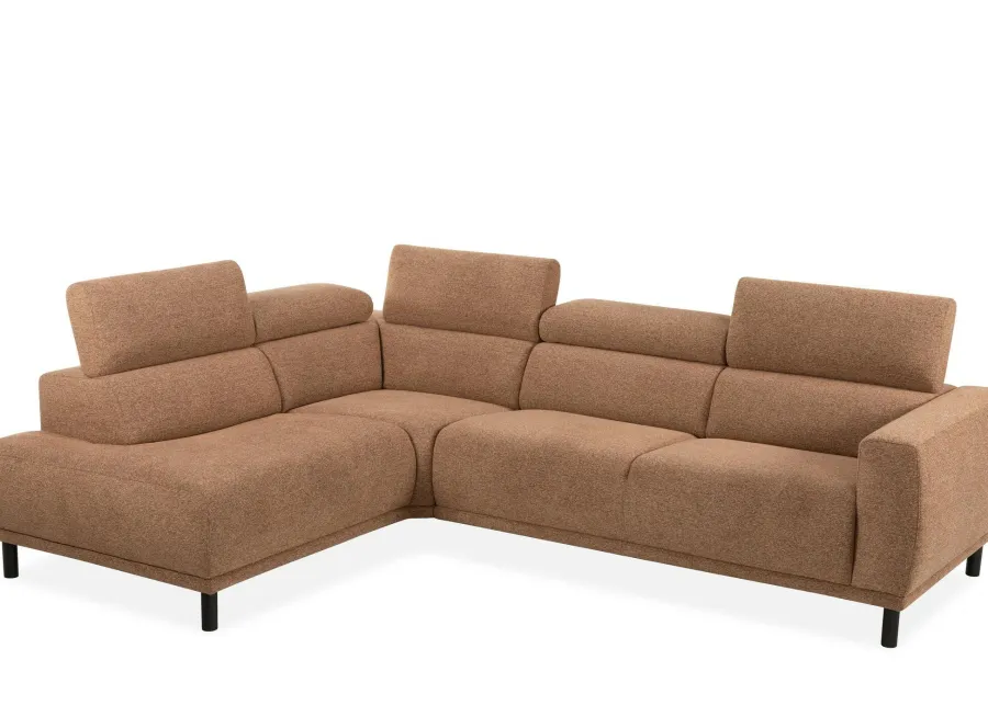 WoonMax Bank Cornwall - medium ottomane links - 2.5 zits met arm rechts - art beige Sale