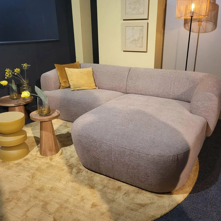 WoonMax Bank Edinburgh - 2 zits met arm links - chaise longue breed Clearance