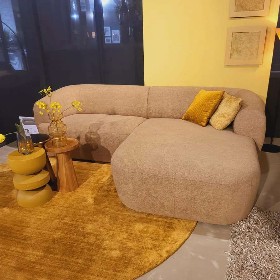WoonMax Bank Edinburgh - 2 zits met arm links - chaise longue breed Clearance