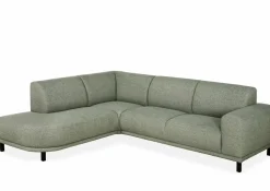 WoonMax Bank Lincoln - Ronde ottomane links - 2.5 zits met arm rechts