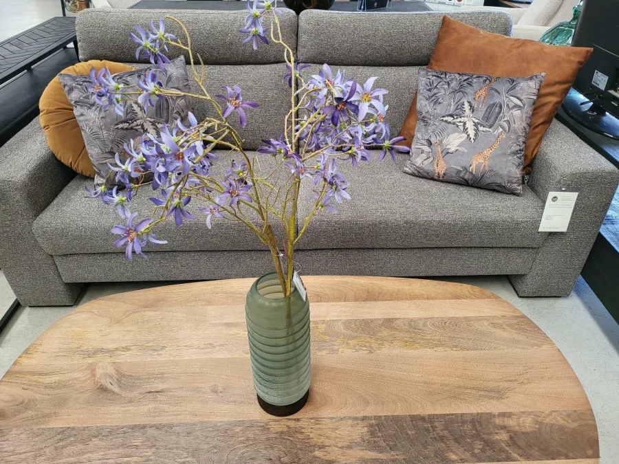 WoonMax Bank Marseille 3 zits Sherlock taupe, hoge rugleuning, brede armleuning - Showroommodel Discount