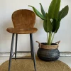 WoonMax Barstoel Fast Goldy - Antraciet, Cognac of Groen Discount