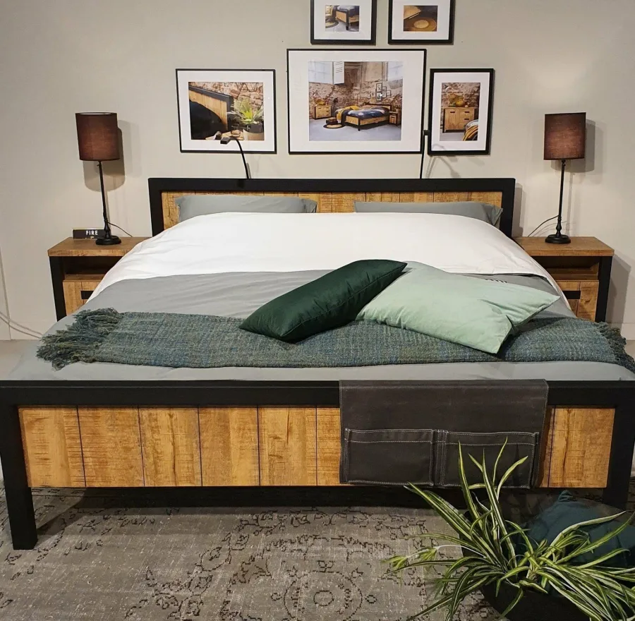 WoonMax Bedframe Fire mango - Diverse afmetingen New