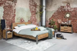 WoonMax Bedframe Lennox Old Teak - Diverse afmetingen Hot