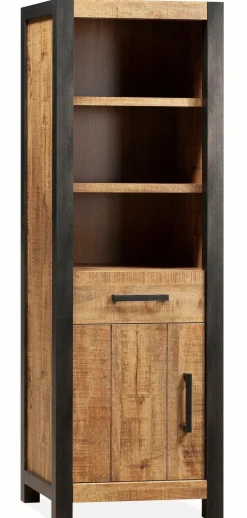 WoonMax Boekenkast City Mango 1 deur en 1 lade Hot