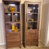 WoonMax Boekenkast Sheffield Dark Almond 1 deur en 4 open vakken New