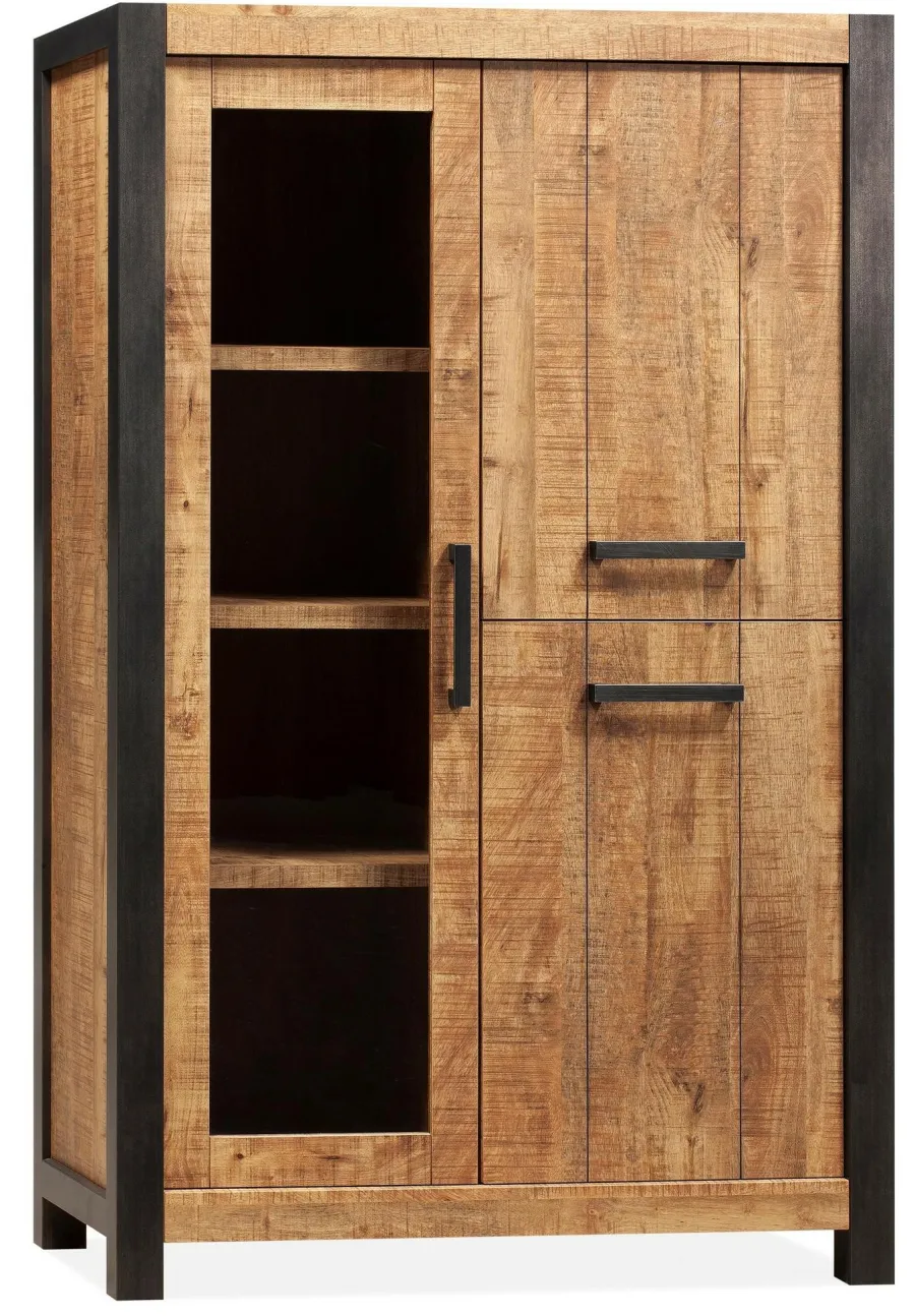 WoonMax Combinatiekast City Mango met 1 glazen deur Clearance