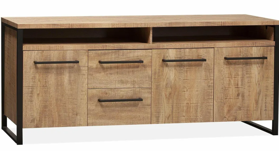 WoonMax Dressoir Carriba Mango - 3 deur/2 lades Online