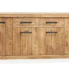 WoonMax Dressoir City Mango groot 4 deurs en 2 lades - 95 cm hoog