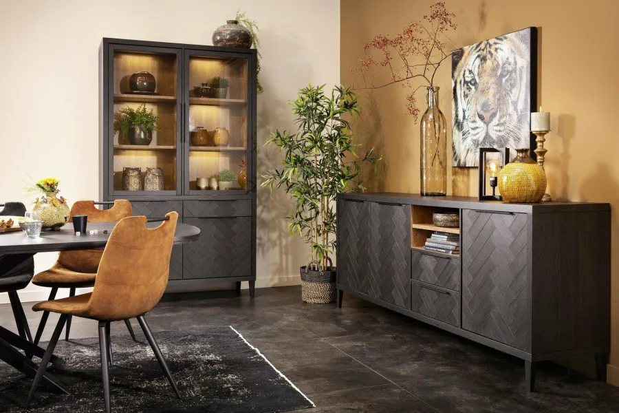 WoonMax Dressoir Gamma visgraat old Piano Clearance