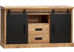 WoonMax Dressoir Industry Mango Klein met 2 deuren en 2 lades Outlet