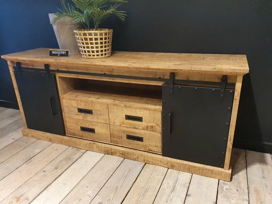 WoonMax Dressoir Industry Mango Groot met 2 deuren en 2 lades Hot