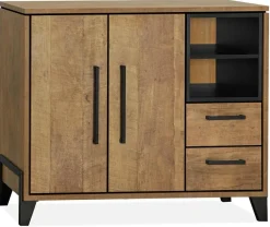 WoonMax Dressoir Maldini Old teak - 3 deuren en 2 lades - 203 cm Sale