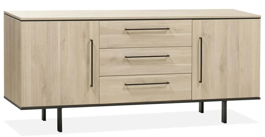 WoonMax Dressoir Santorini Medium Fresh Oak - 181 cm