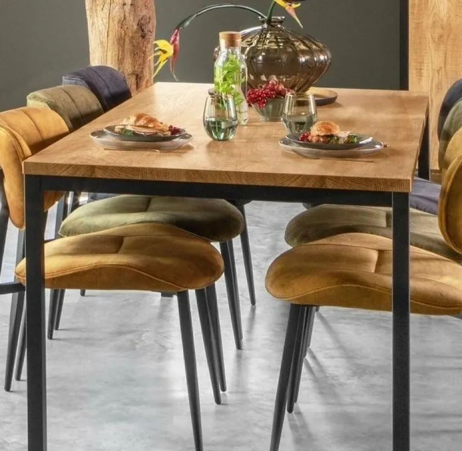 WoonMax Eettafel Carriba Mango - 160 of 200 cm Online