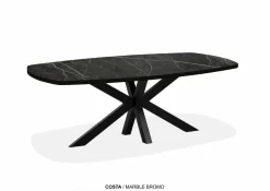 WoonMax Eettafel Deens ovaal Costa - 5 afmetingen - Diverse kleuren Best