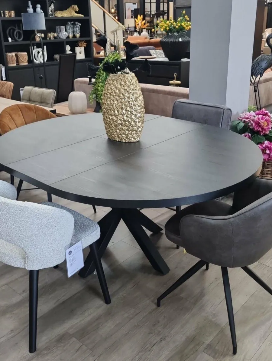 WoonMax Eettafel Isla rond Lamulux uitschuifbaar - Diverse kleuren en 4 afmetingen Online