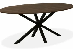 WoonMax Eettafel Kent ovaal - 138, 160, 180, 200 of 220 cm - Diverse kleuren Sale