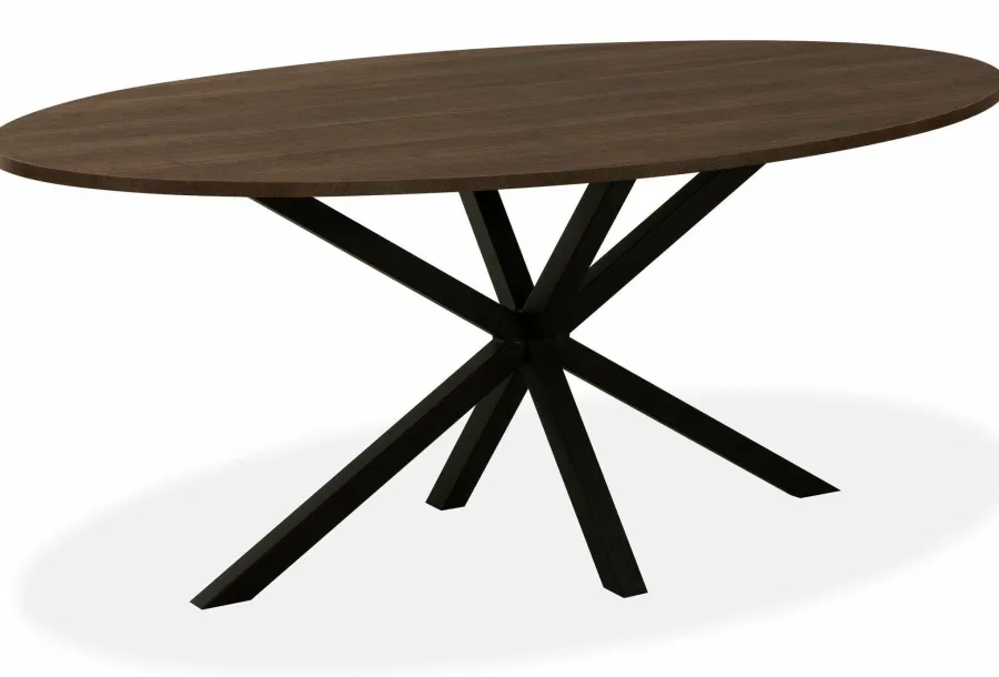 WoonMax Eettafel Kent ovaal - 138, 160, 180, 200 of 220 cm - Diverse kleuren Sale