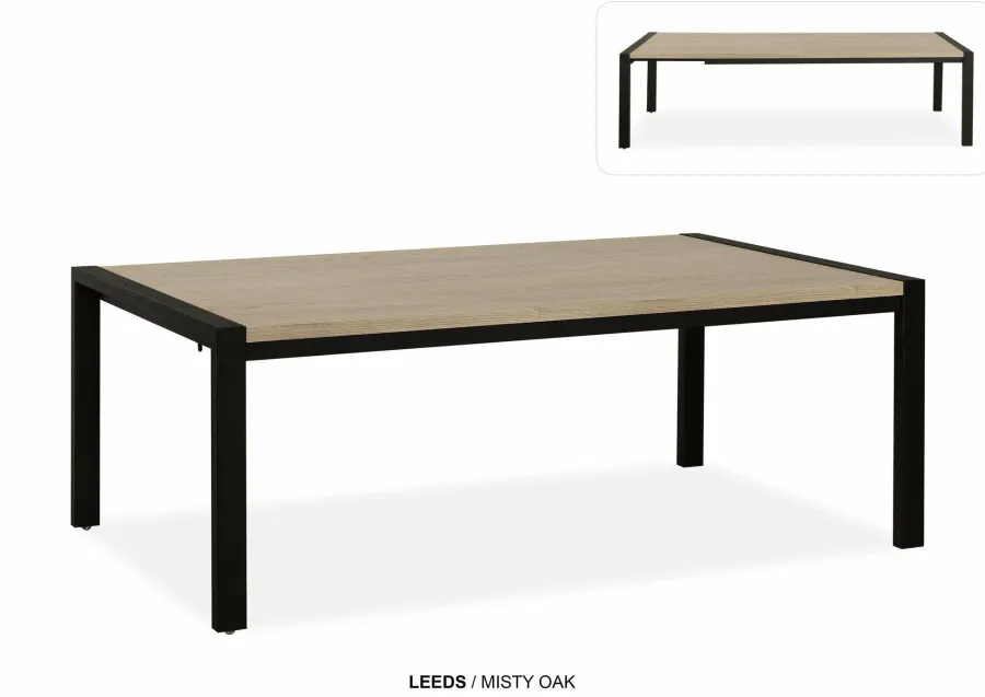 WoonMax Eettafel Lamulux Leeds uitschuifbaar Natur - Showroommodel Discount