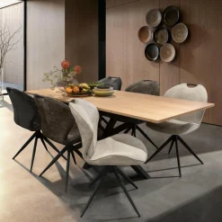 WoonMax Eettafel Lamulux Chesterfield Rechthoekig uitschuifbaar - Diverse kleuren en 3 afmetingen Online