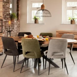WoonMax Eettafel ovaal Lynn - 4 afmetingen - Diverse kleuren Sale