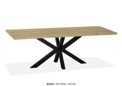 WoonMax Eettafel rechthoekig Novac - 4 afmetingen - Diverse kleuren Outlet