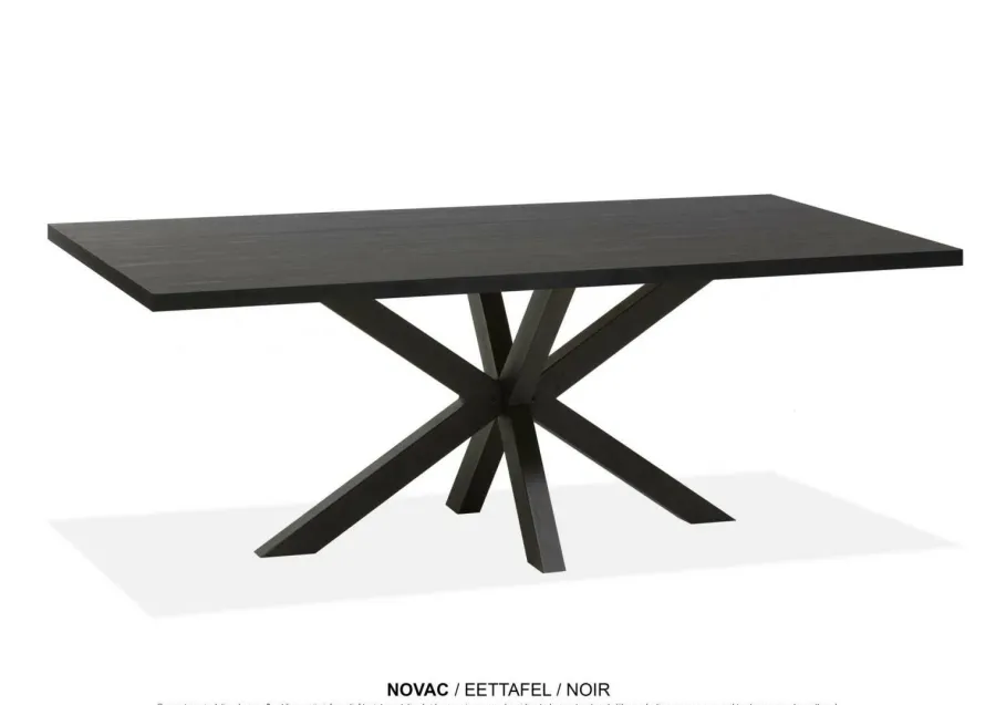 WoonMax Eettafel rechthoekig Novac - 4 afmetingen - Diverse kleuren Outlet