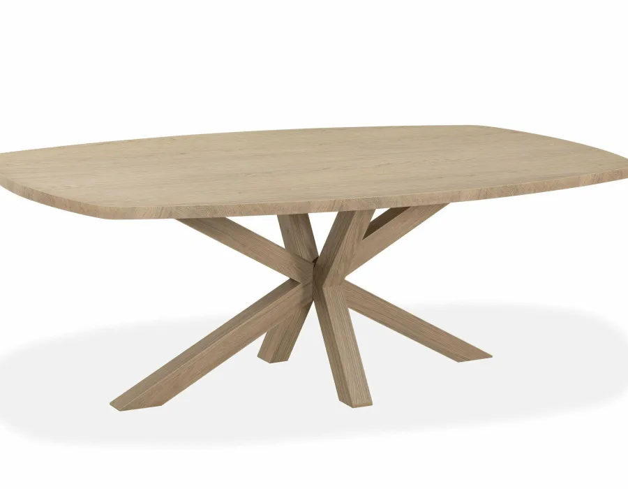WoonMax Eettafel Utah Deens ovaal - 160, 190, 220 of 250 cm - Diverse kleuren Best