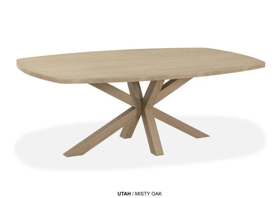 WoonMax Eettafel Utah Deens ovaal - 160, 190, 220 of 250 cm - Diverse kleuren Best