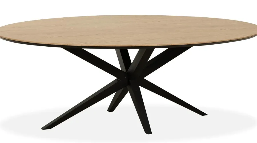WoonMax Eettafel Wellington Ovaal Lamulux - Diverse kleuren en afmetingen Outlet