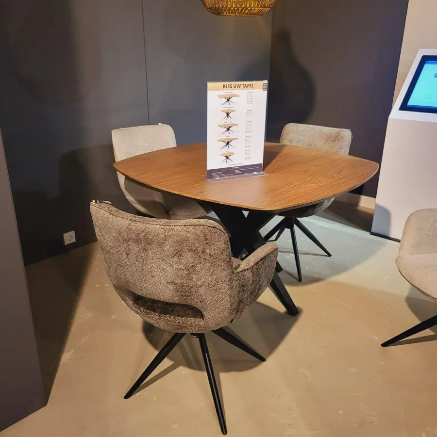 WoonMax Eettafel Wellington Deens vierkant Lamulux - Diverse afmetingen en kleuren Outlet