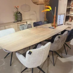 WoonMax Eettafel Wellington Deens Ovaal uitschuifbaar Lamulux - Diverse kleuren en afmetingen Hot