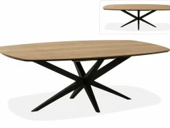 WoonMax Eettafel Wellington Deens Ovaal uitschuifbaar Lamulux - Diverse kleuren en afmetingen Hot