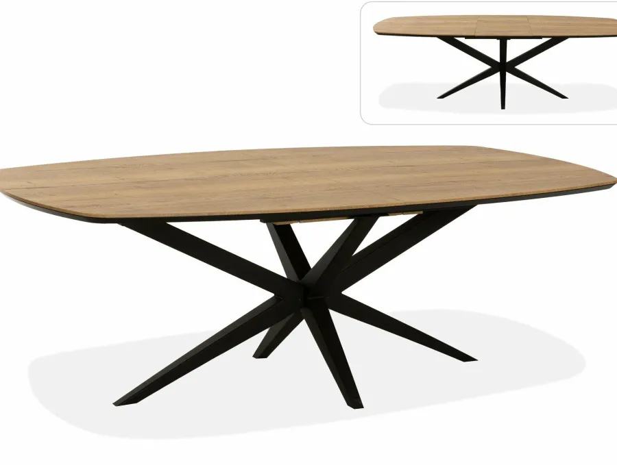 WoonMax Eettafel Wellington Deens Ovaal uitschuifbaar Lamulux - Diverse kleuren en afmetingen Hot