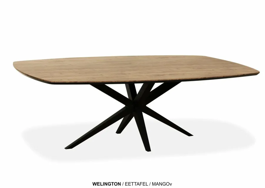 WoonMax Eettafel Wellington Deens Ovaal Lamulux - Diverse kleuren en afmetingen Best